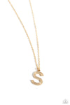 Leave Your Initial - S - Gold