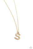 Leave Your Initial - S - Gold