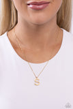 Leave Your Initial - S - Gold