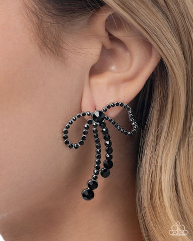 Black Tie Bow - Black